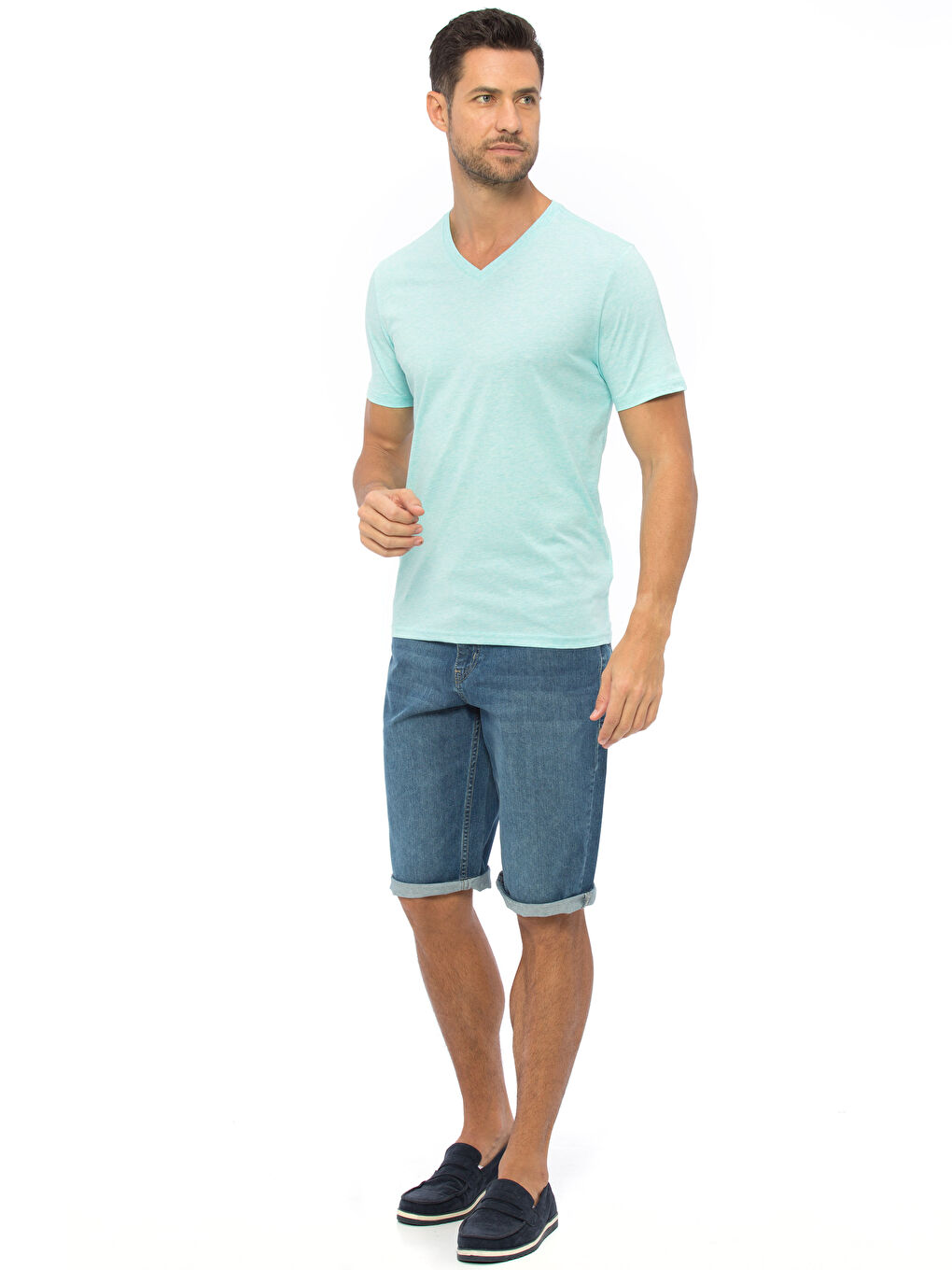 LCWAIKIKI Classic Man GREEN T-Shirt -7Y7203Z8-DWY