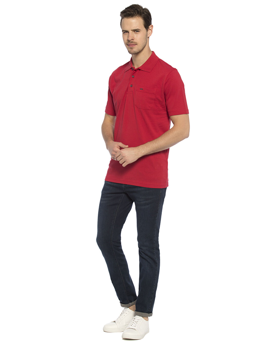 T-shirt ROUGE Homme-2