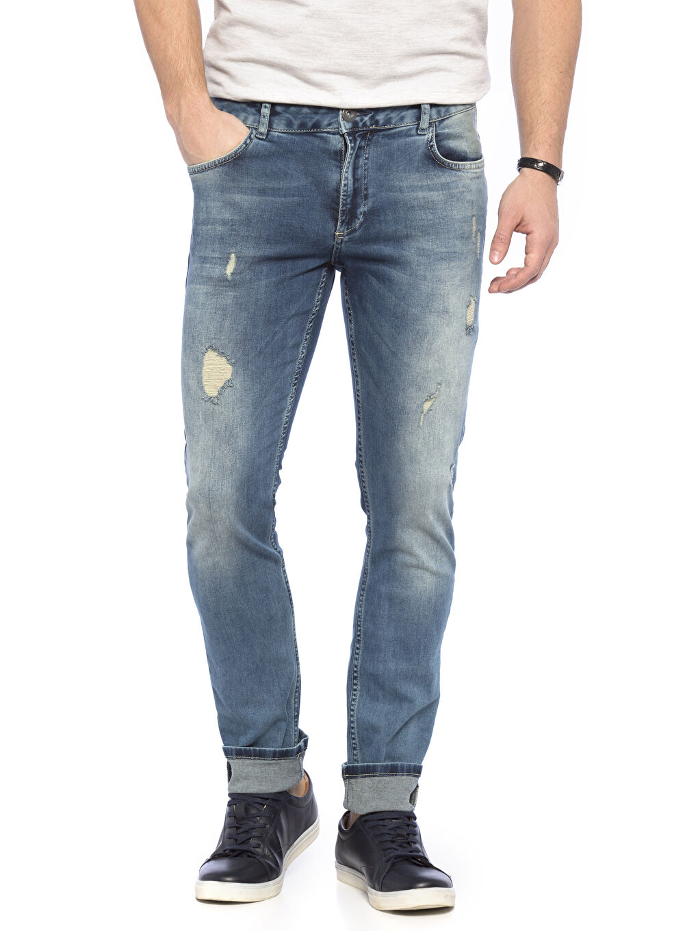 İndigo Koyu Rodeo Jean Pantolon