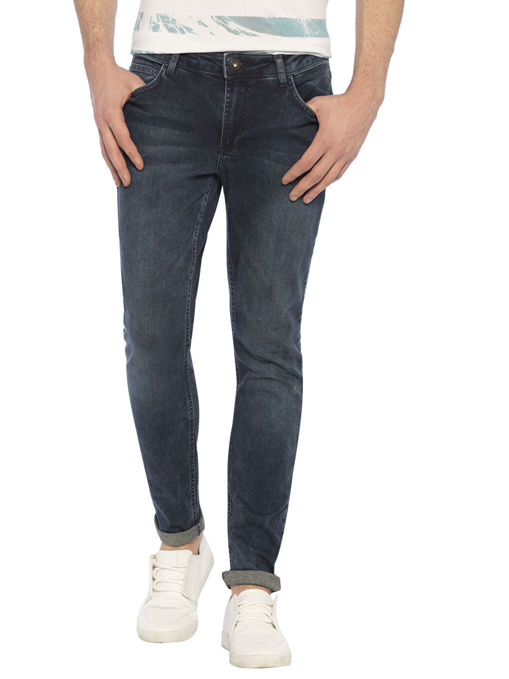 Orta İndigo Rodeo Jean Pantolon