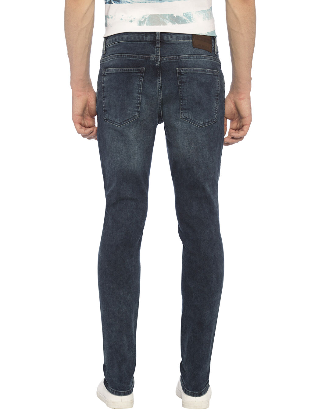 Orta İndigo Rodeo Jean Pantolon-1