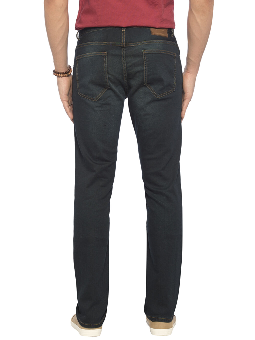 Açık Ton İndigo Rodeo Jean Pantolon-1