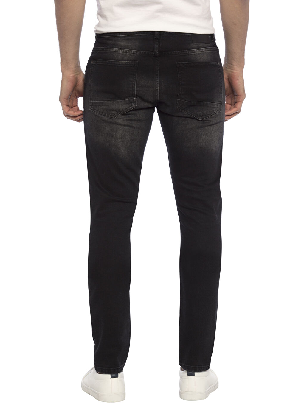 Siyah  Rodeo Jean Pantolon-1