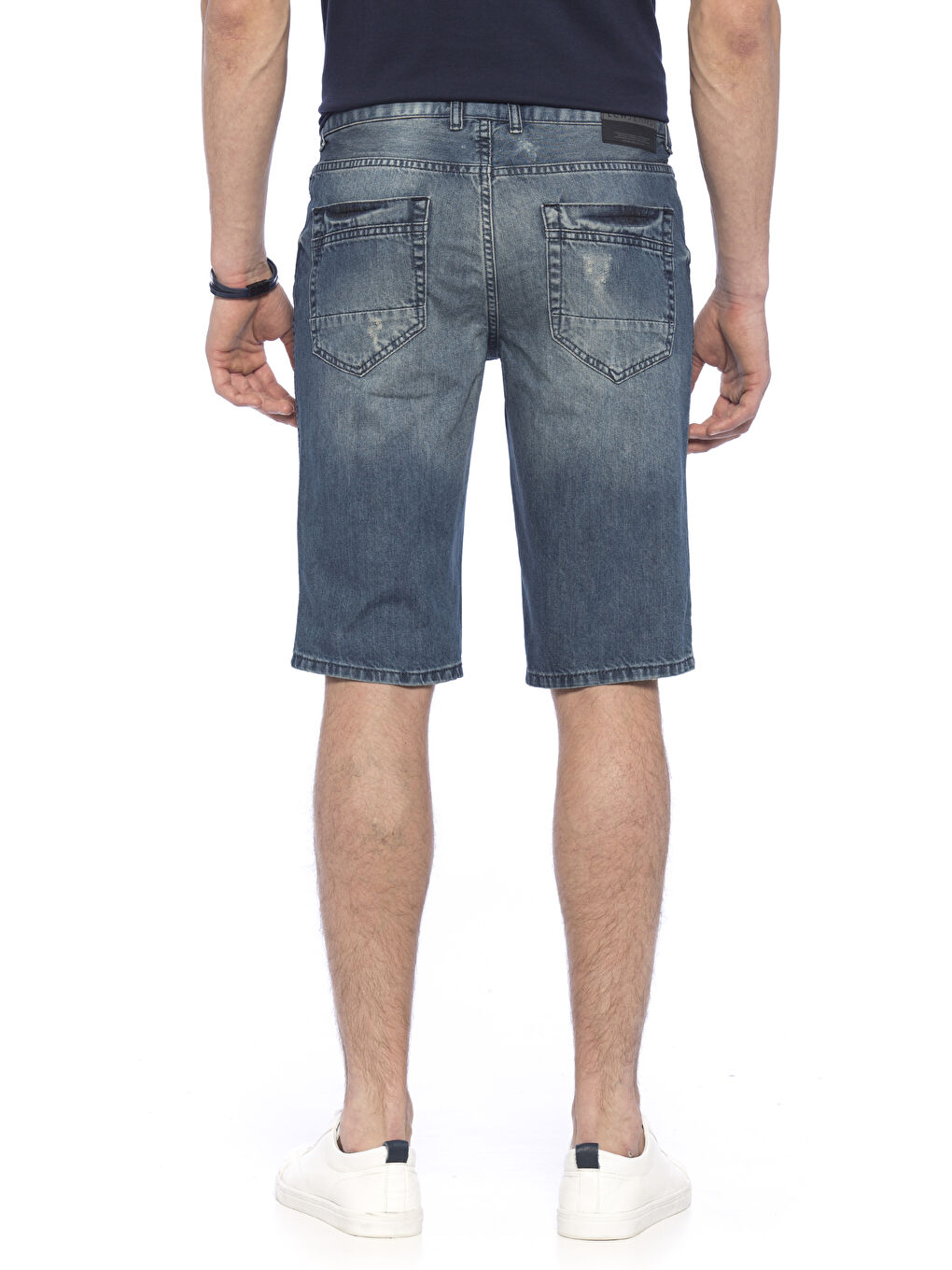 Man INDIGO Denim Shorts-1