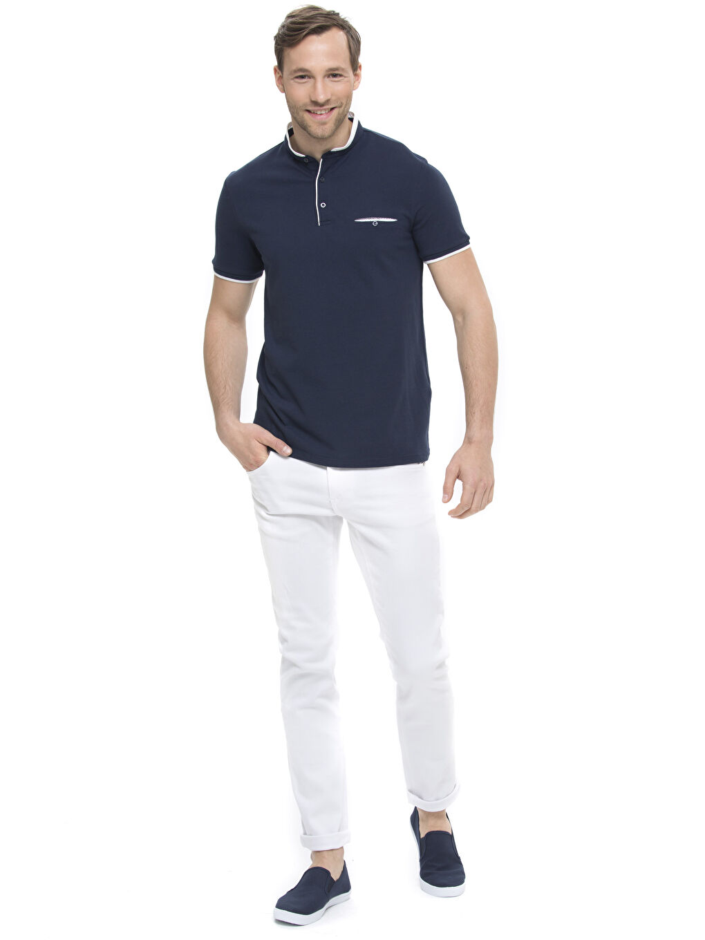 Koyu Lacivert Tişört-2