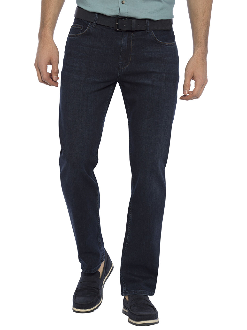 Orta İndigo Rodeo Jean Pantolon