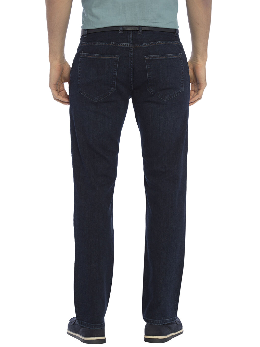 Orta İndigo Rodeo Jean Pantolon-1