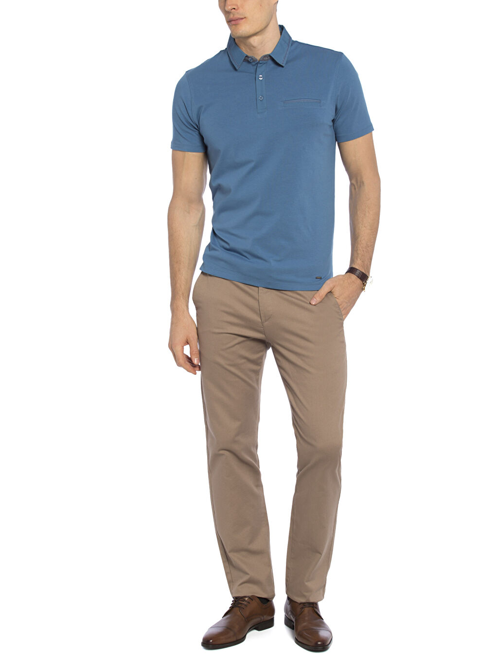 Pantalon BRUN Homme-2