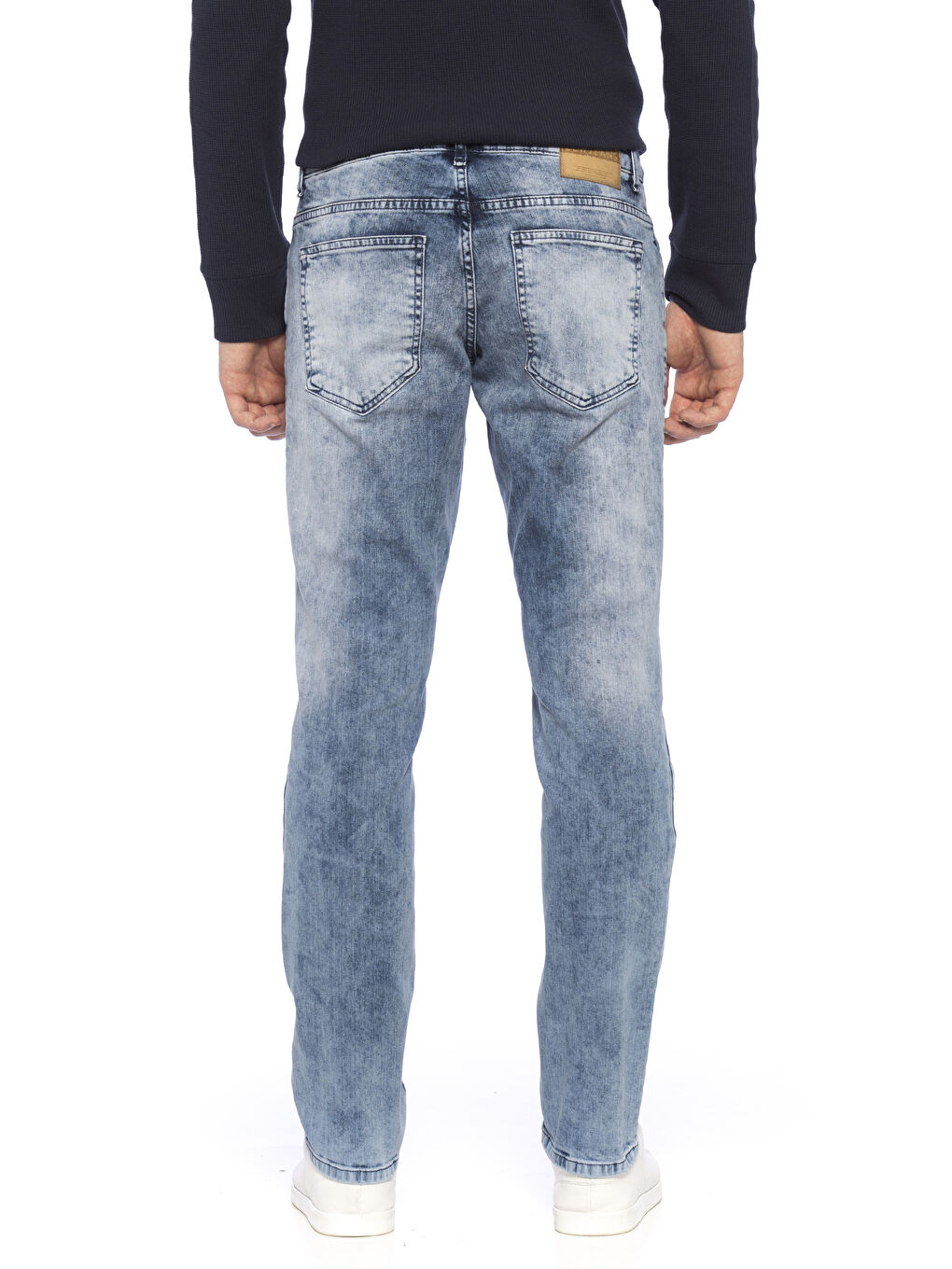 Açık İndigo Rodeo Jean Pantolon-1