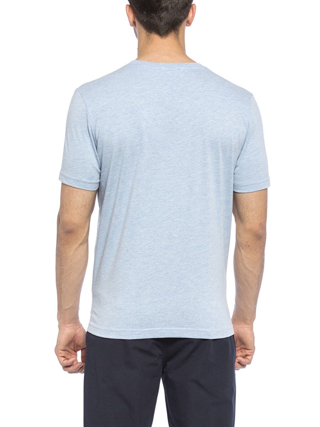 Mavi Melanj Tişört-1