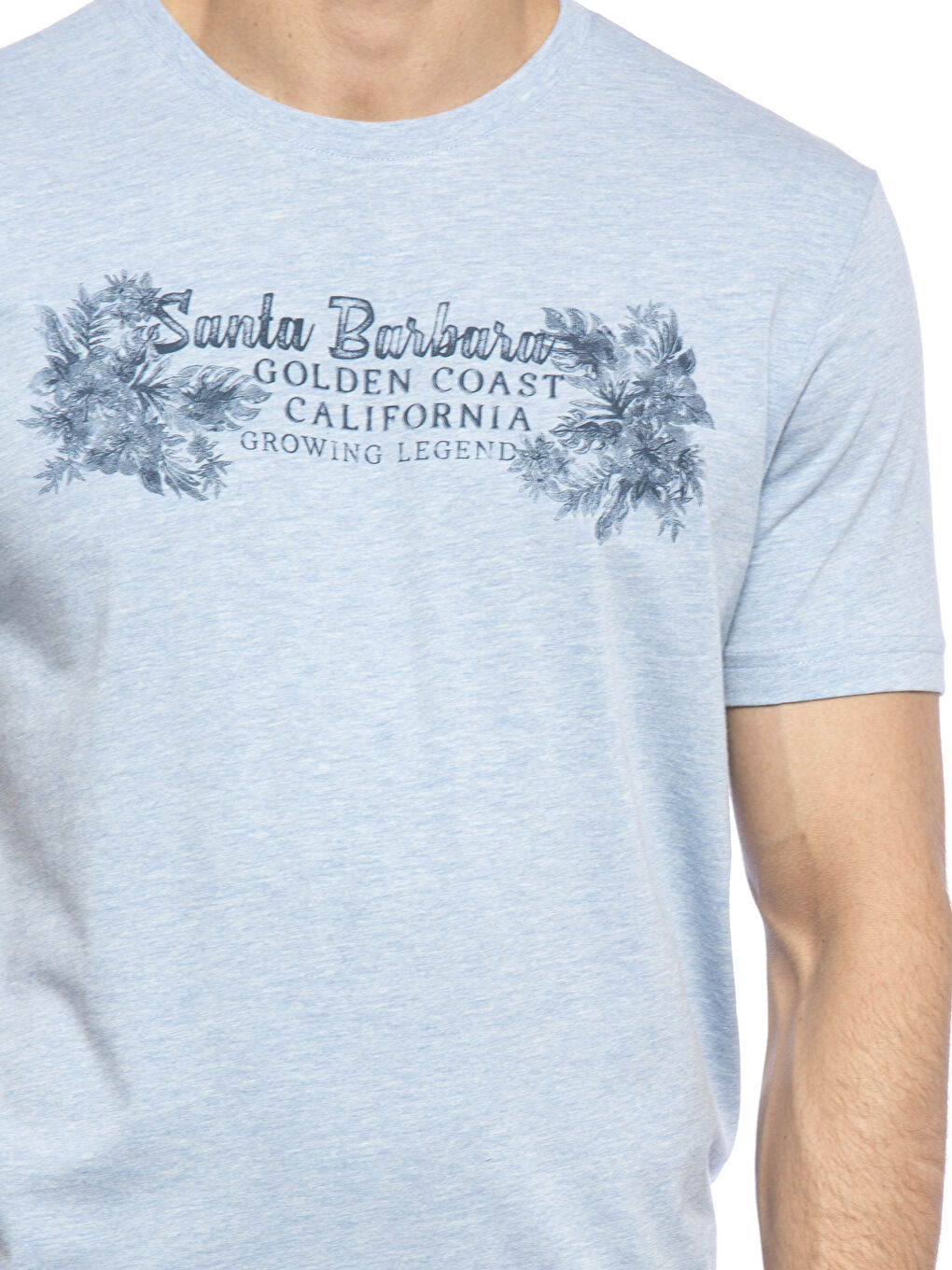 Mavi Melanj Tişört-3