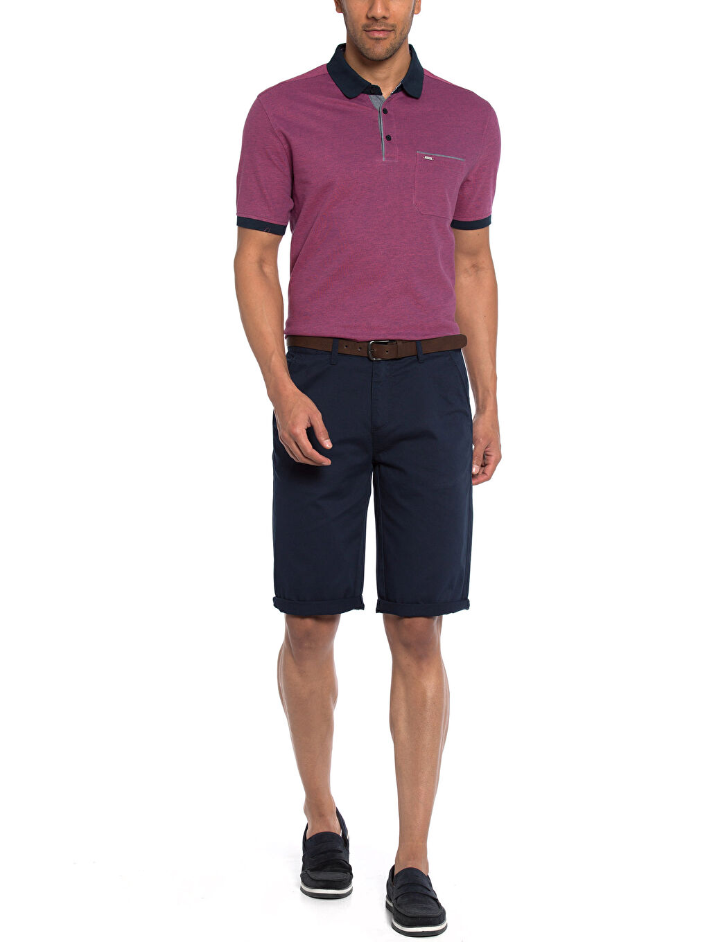 Koyu Lacivert Şort-2