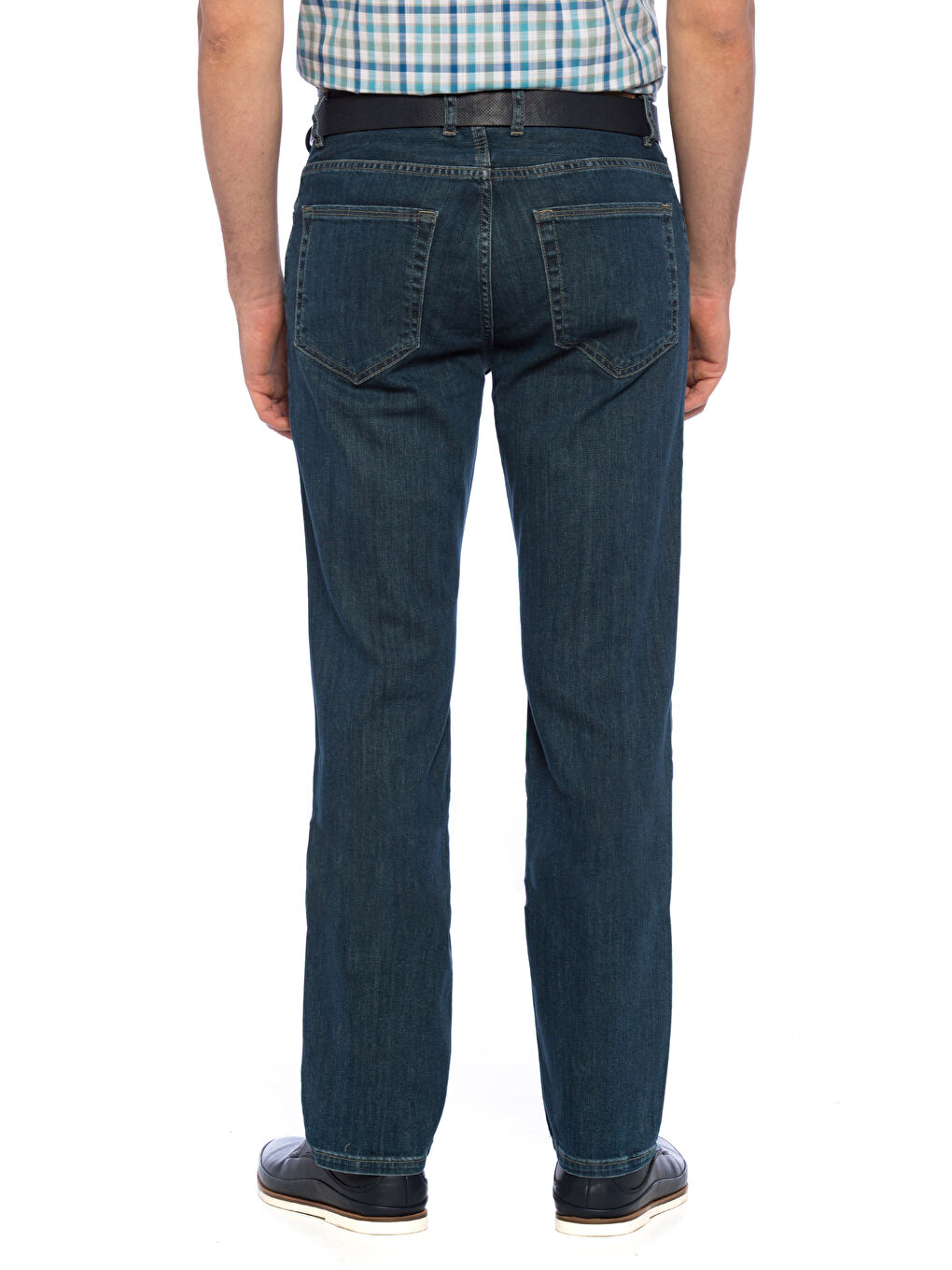 Açık İndigo Rodeo Jean Pantolon-1