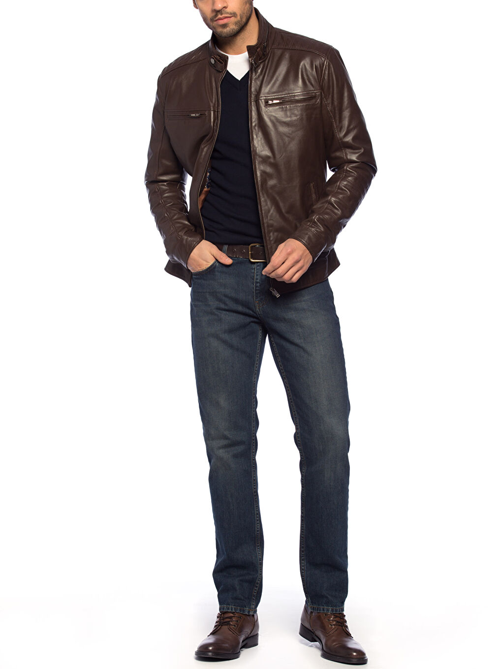 BRAON Kožni kaput Muškarac-2