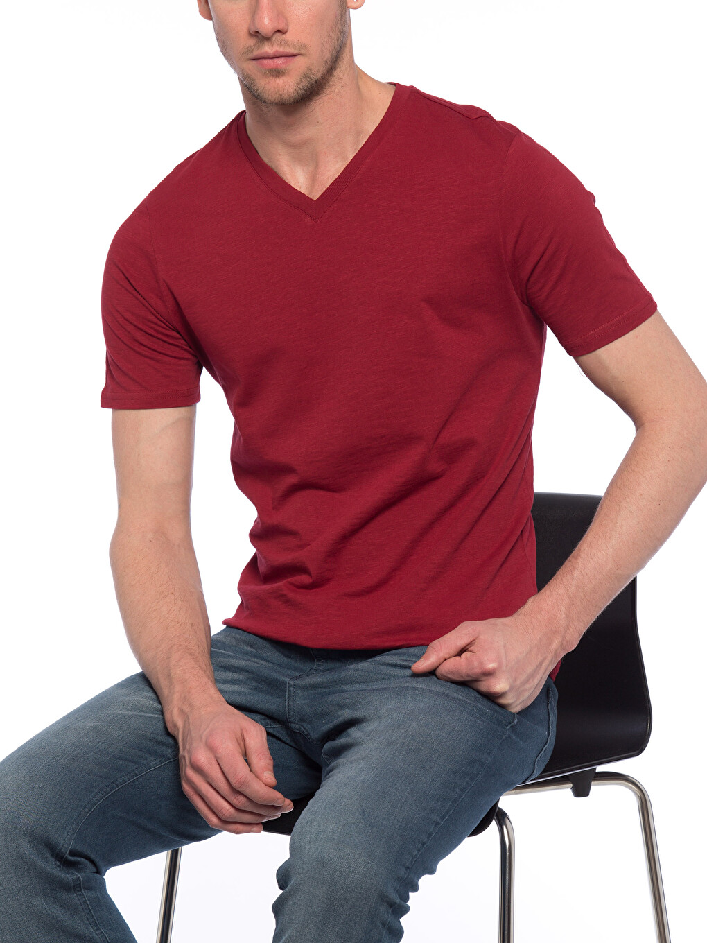 Man Bordeaux Sweater