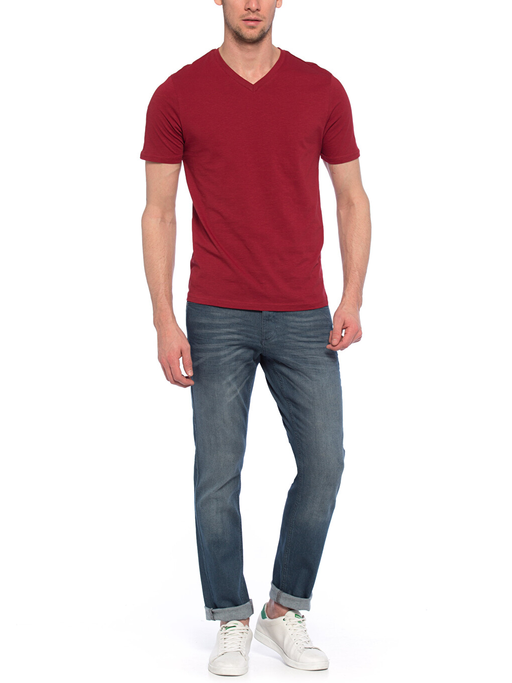 Man Bordeaux Sweater-2