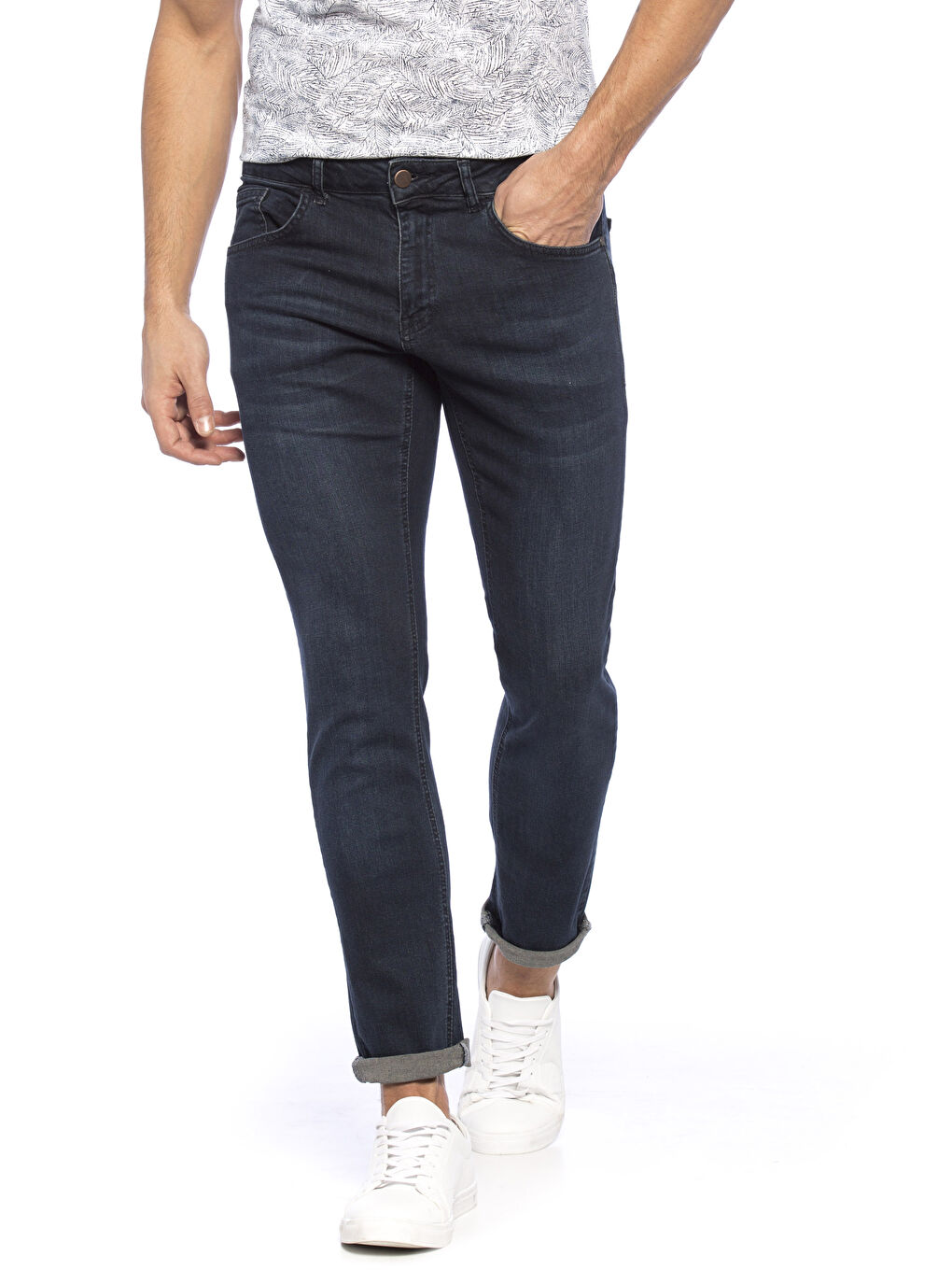 Orta İndigo Rodeo Jean Pantolon