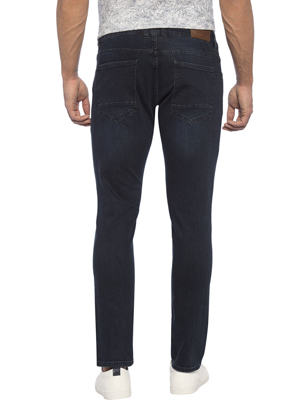 Orta İndigo Rodeo Jean Pantolon-1