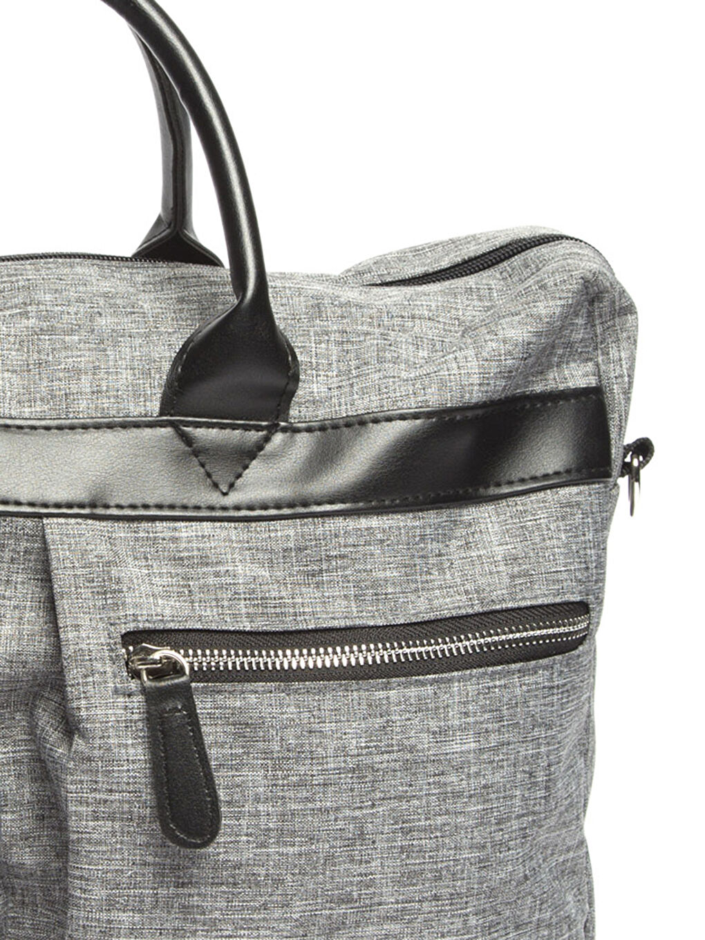 Gri Melanj Omuz Çantası-2