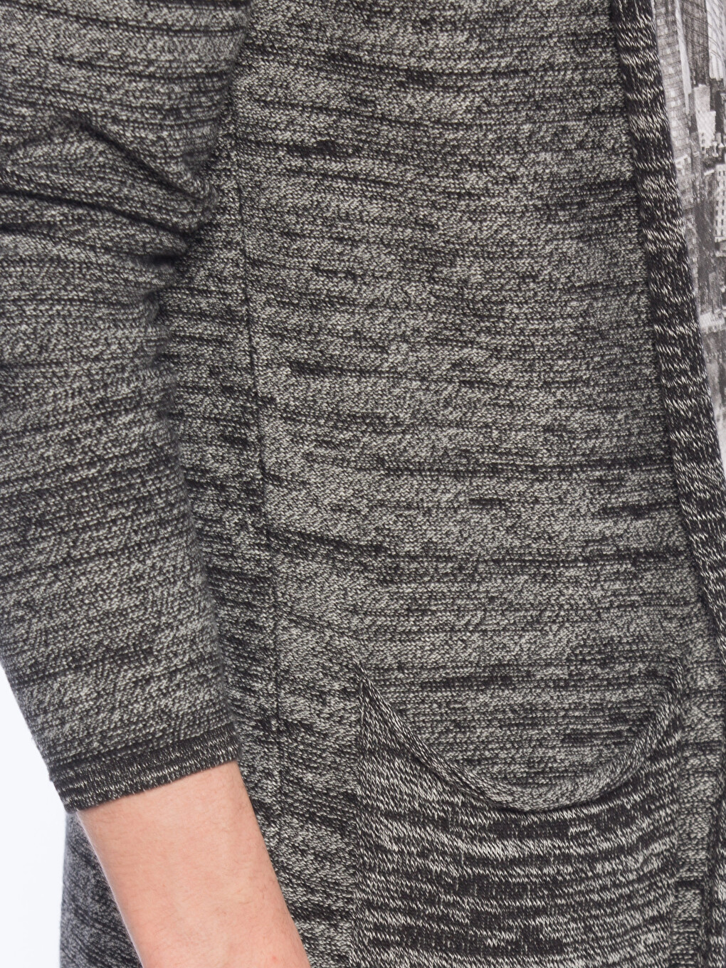 Man Black Cardigan-3