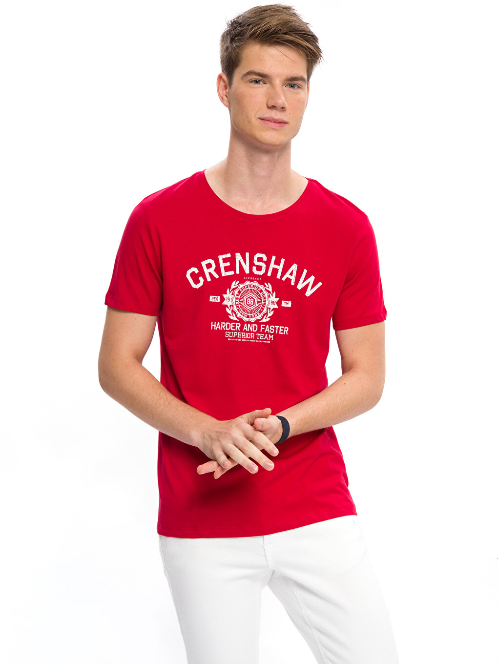 Man Red T-Shirt