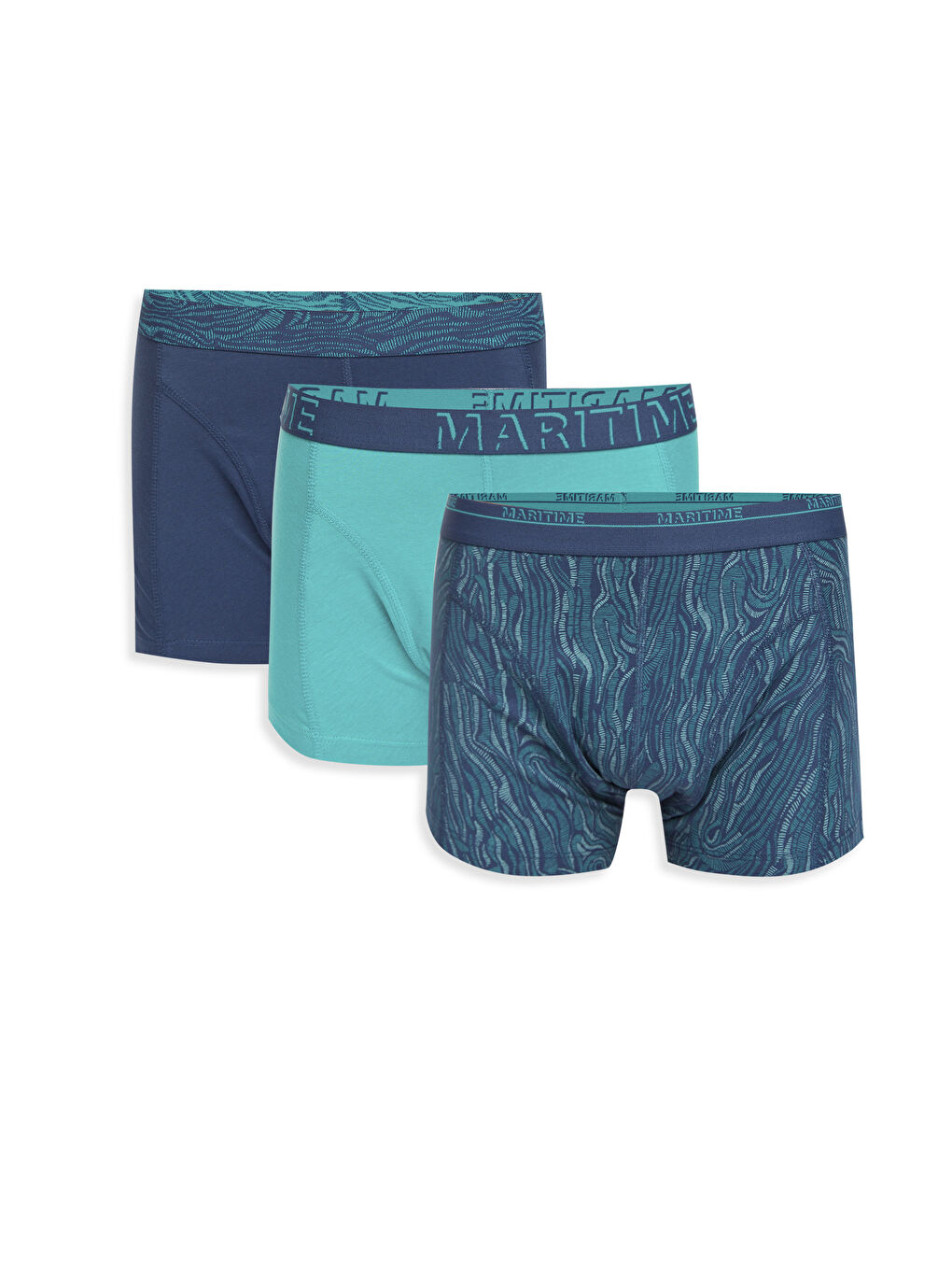 Мужчины Бирюзовый Трусы боксеры