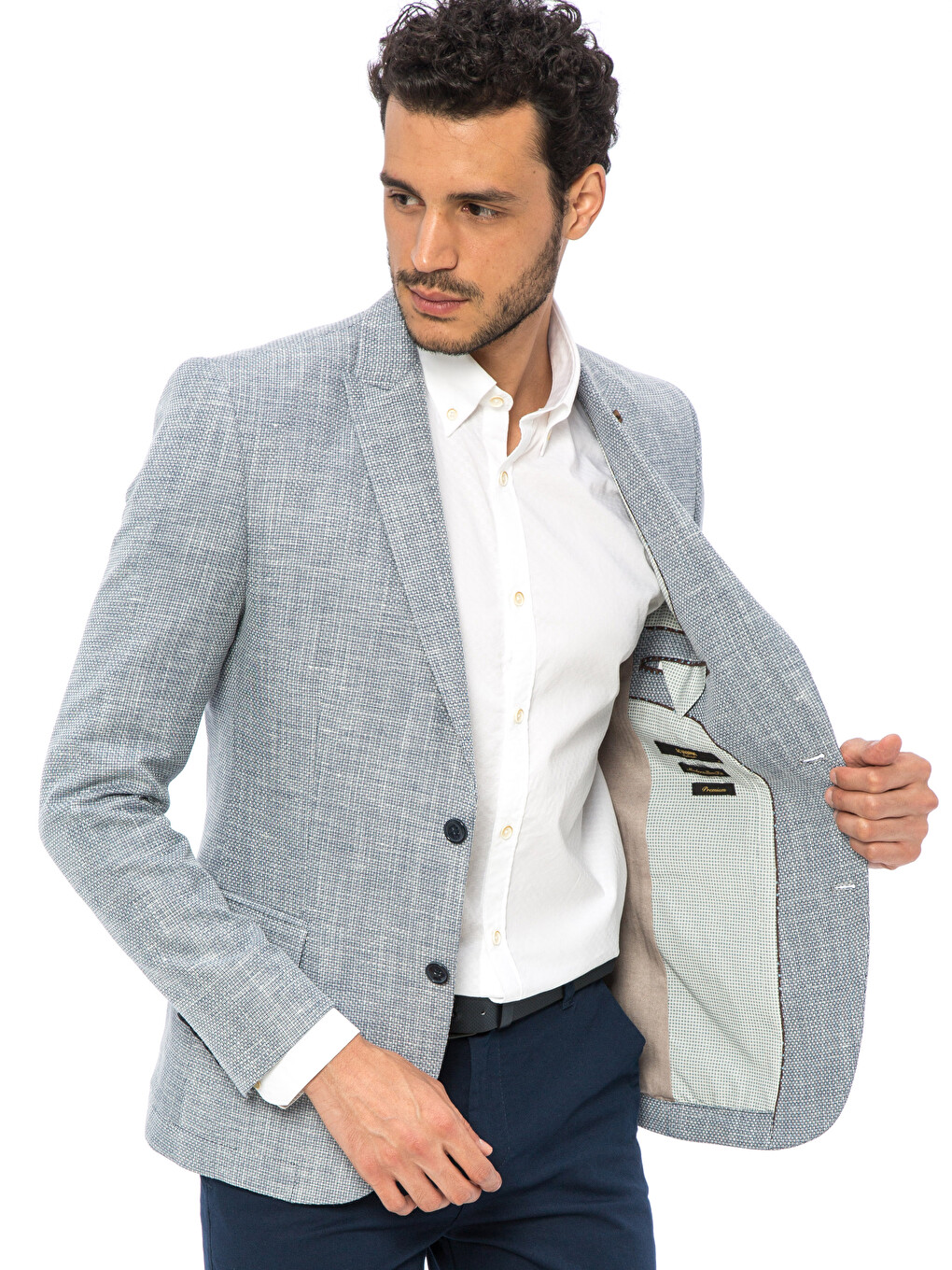 Sacou blazer Albastru Bărbat-2