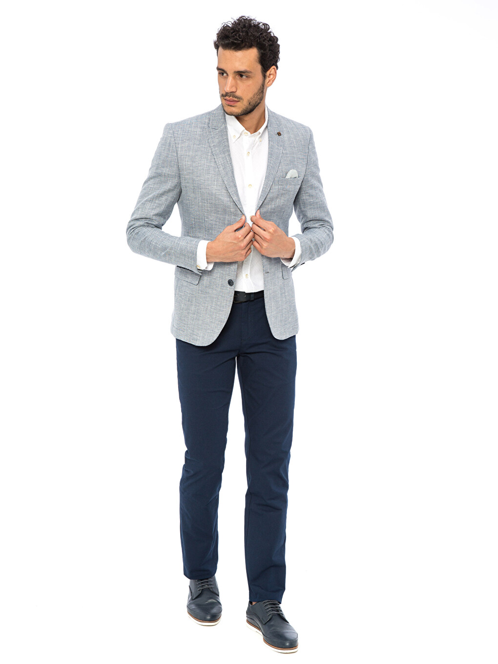 Sacou blazer Albastru Bărbat-4