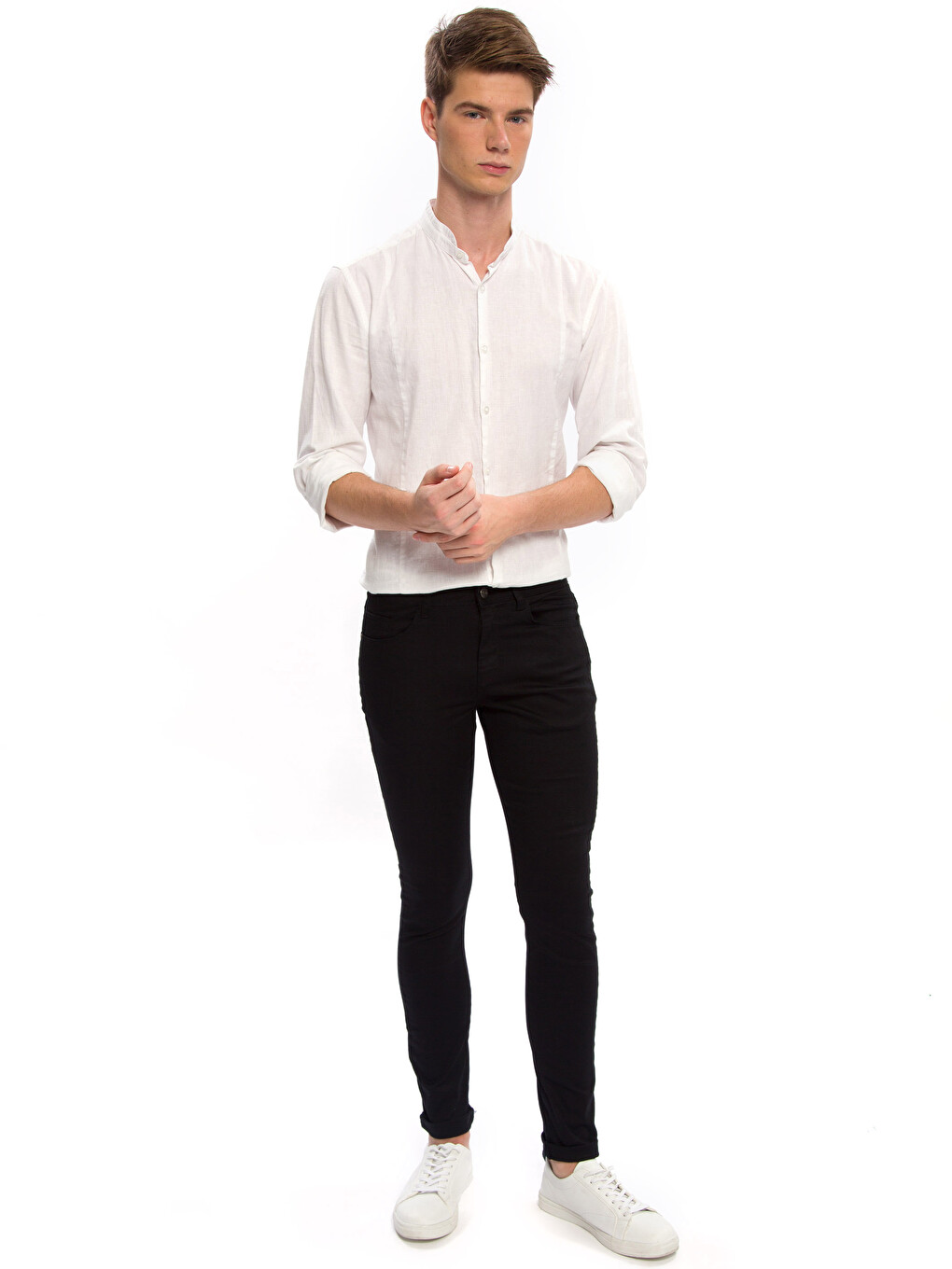 Pantalon Noir Homme-2