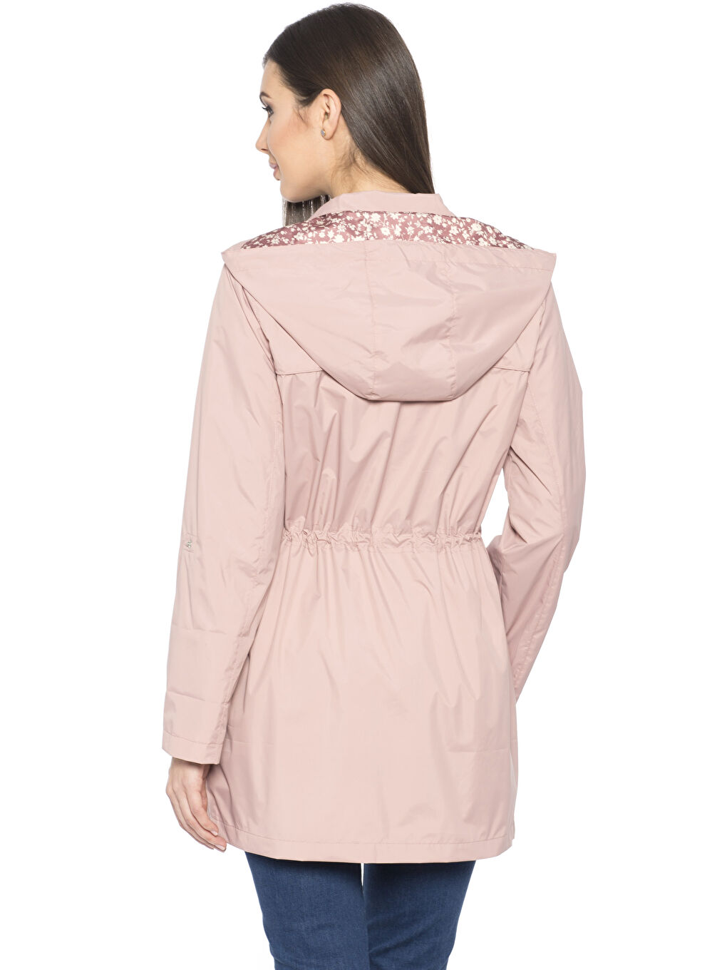 Woman PINK Raincoat-2
