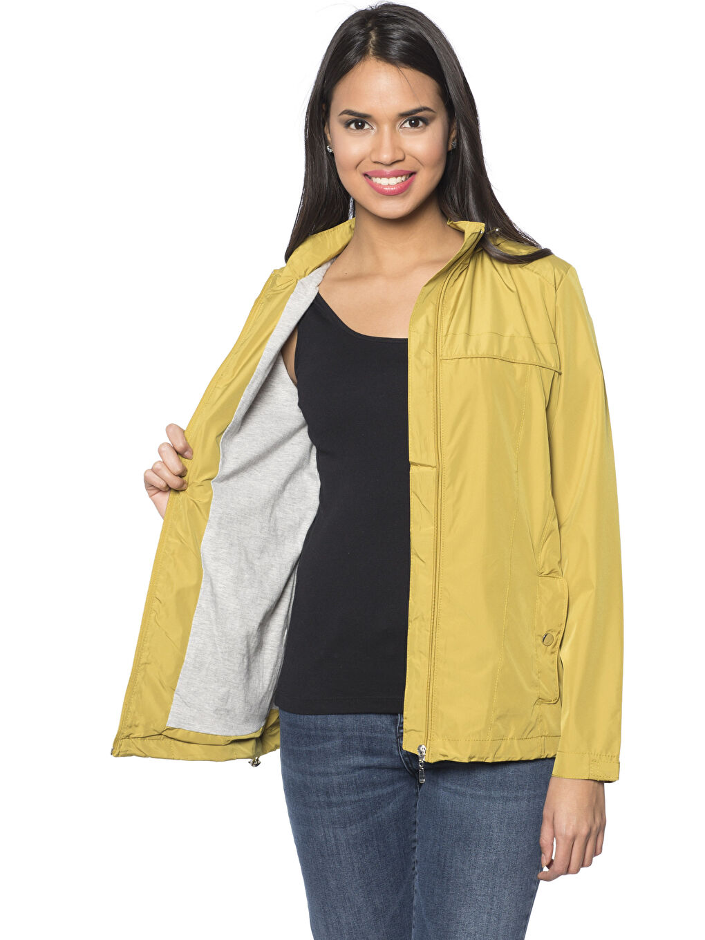 LCWAIKIKI Classic Imperméables JAUNE Femme -7Y0906Z8-18P