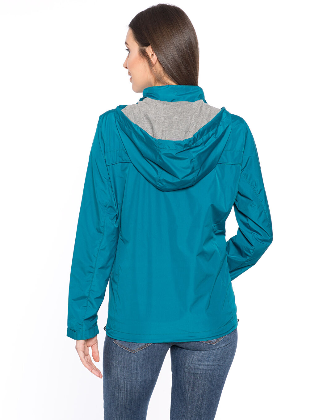 Turkuaz Koyu Suyeşili Yağmurluk-2