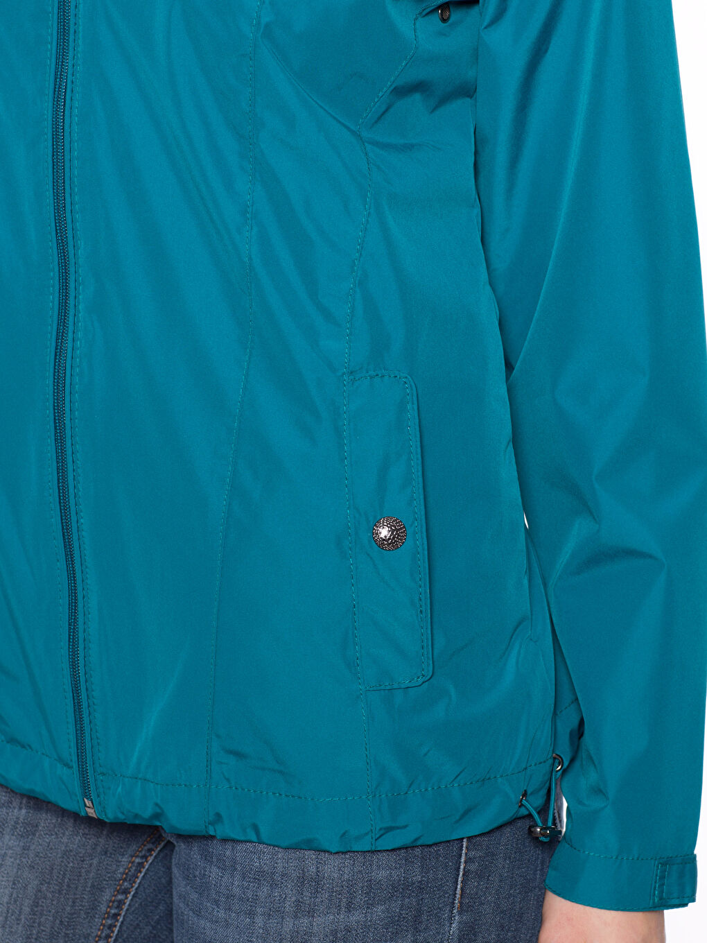 Turkuaz Koyu Suyeşili Yağmurluk-4