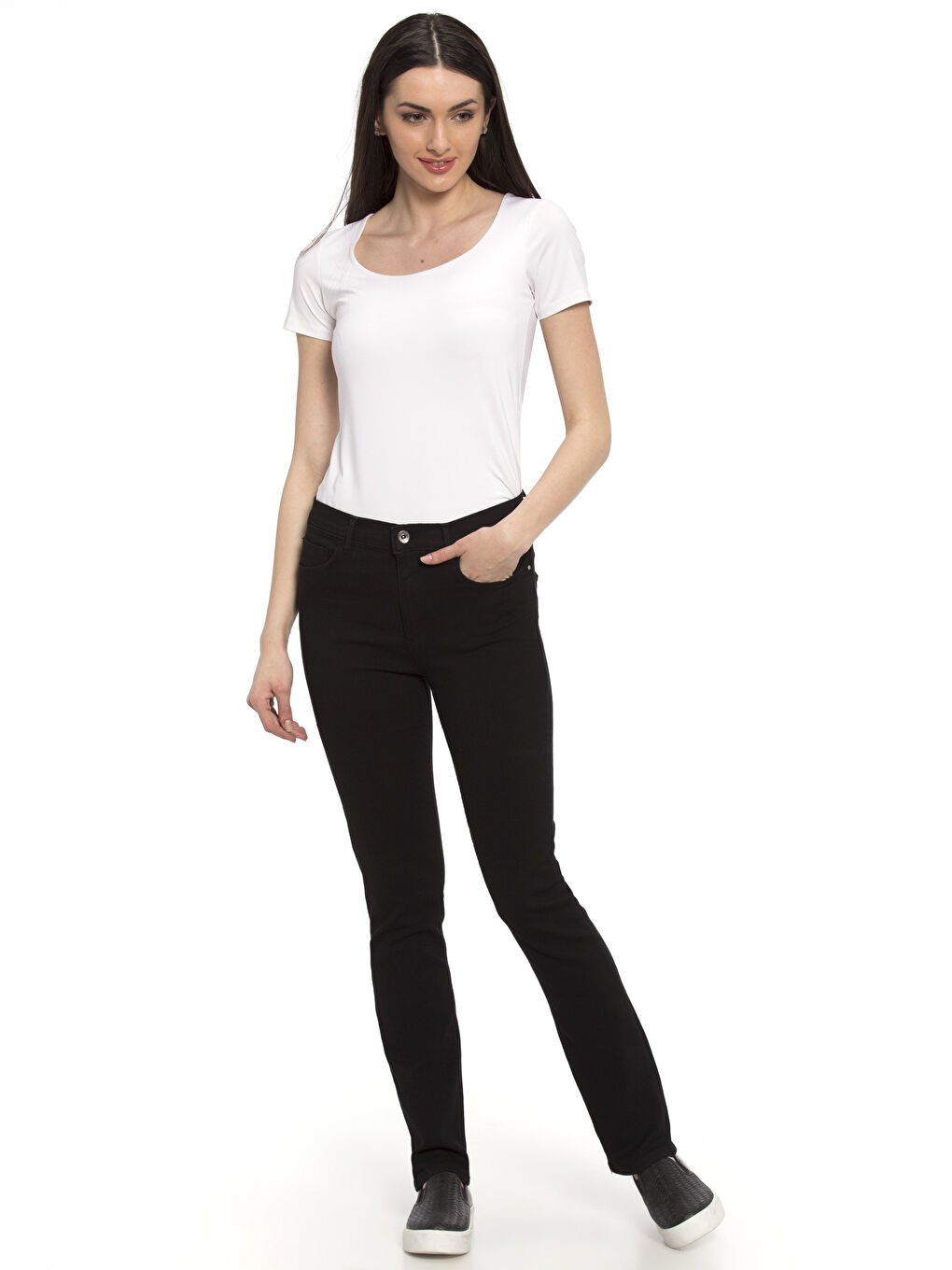 Siyah Jean Pantolon-2