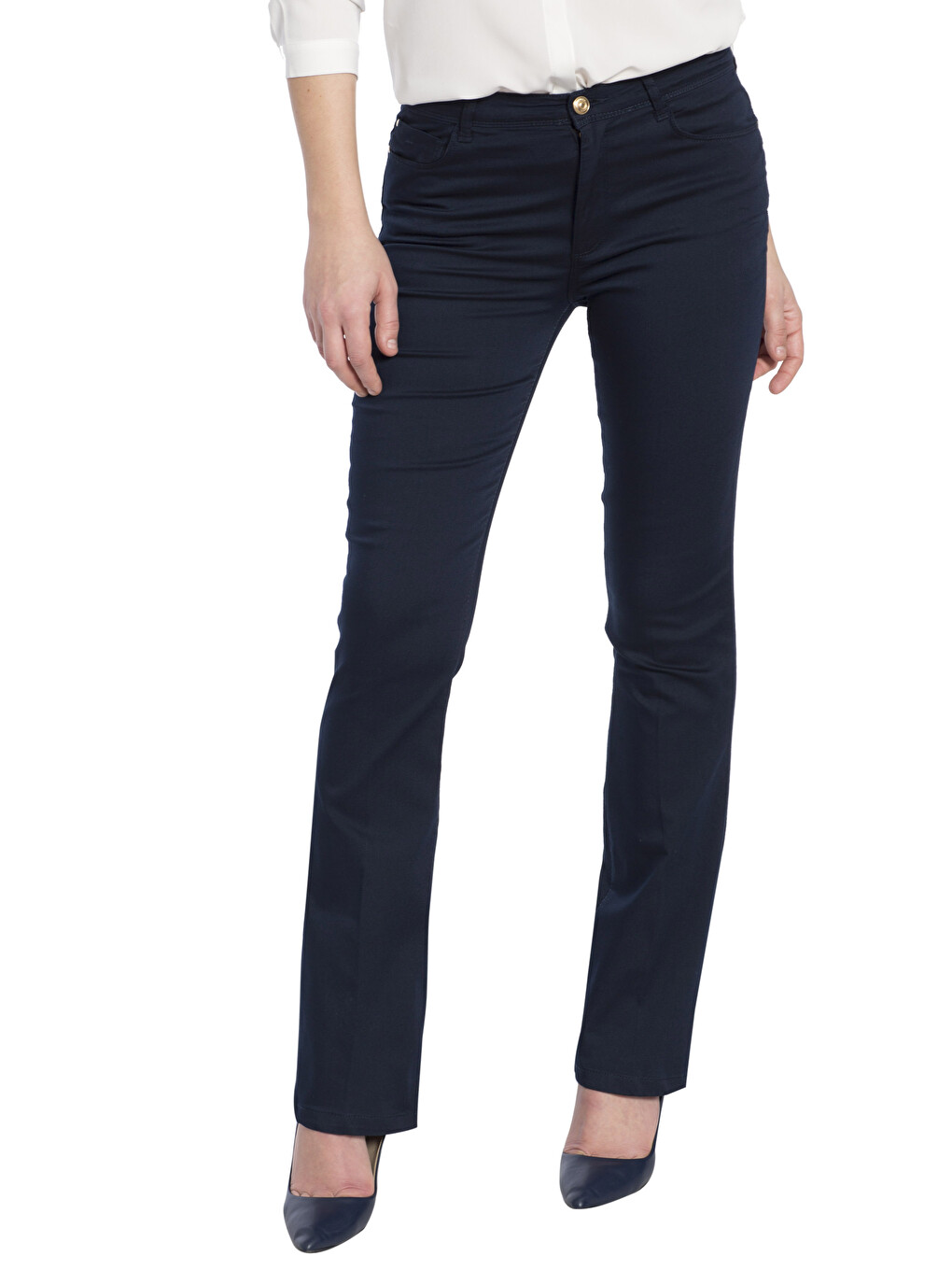 Woman Navy Trousers