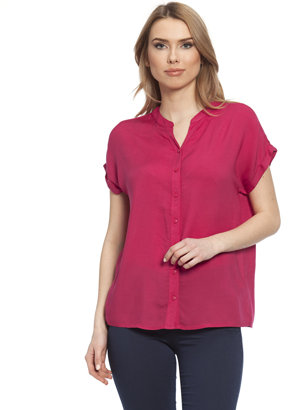 Woman Fuchsia Shirt