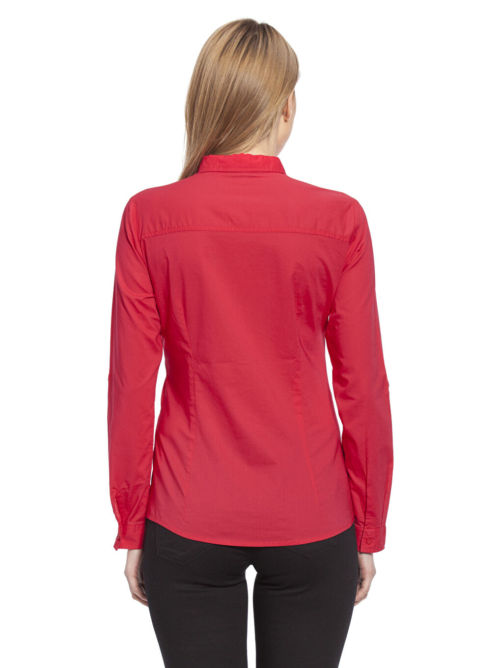 Žena CRVENA Košulja-1