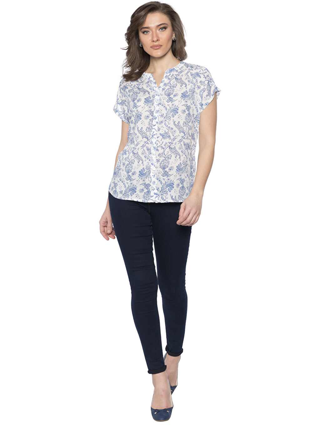 Chemise Bleu Femme-2