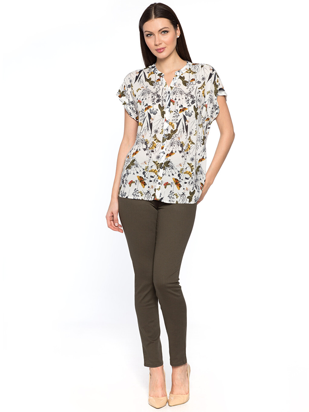 Chemise Jaune Femme-2