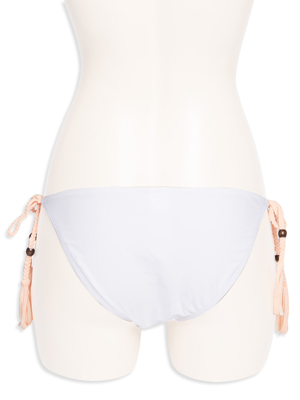 Woman WHITE Bikini Bottoms-2
