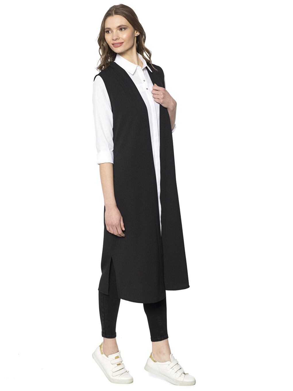 Woman BLACK Shirt Tunic