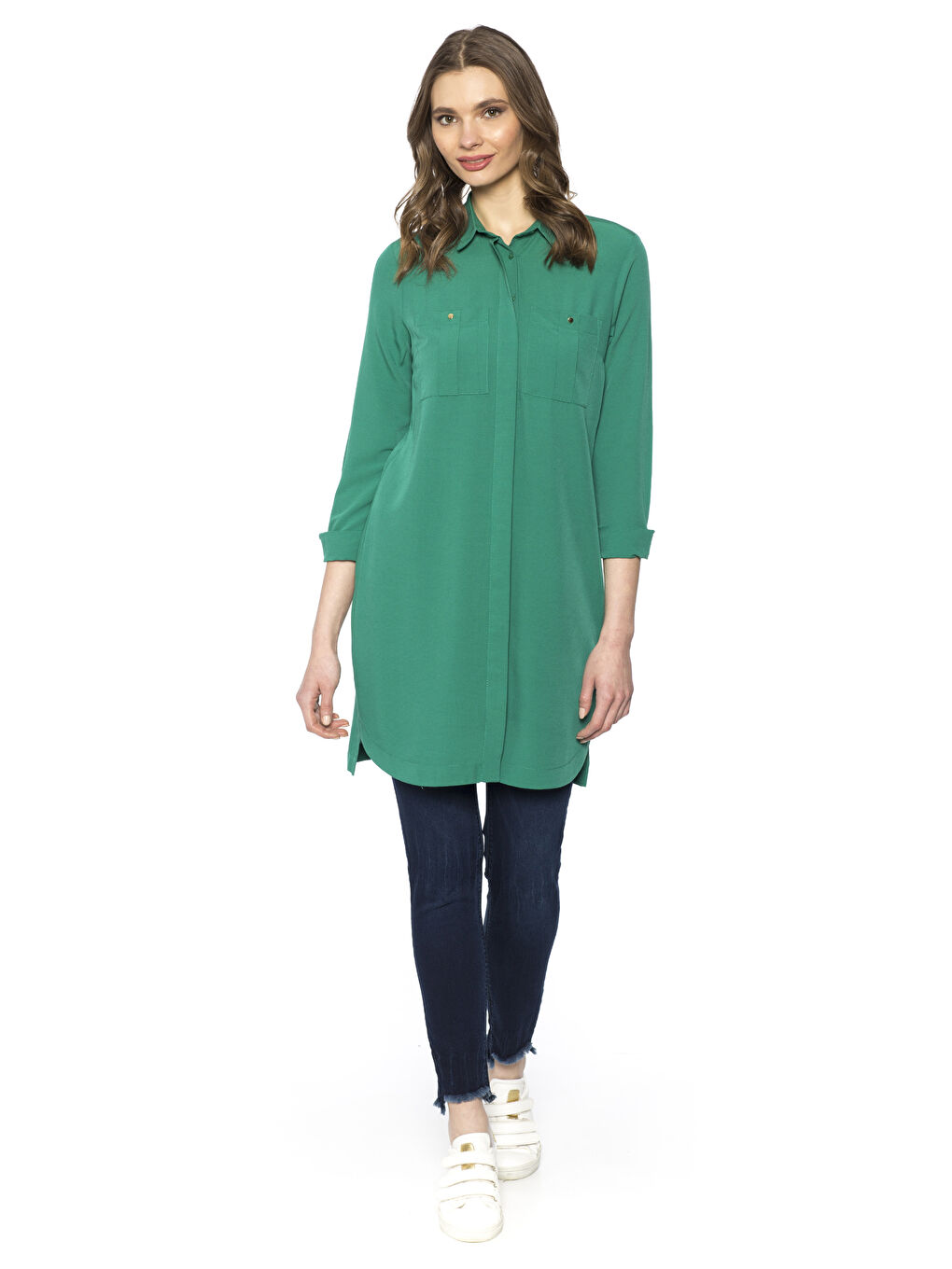 Orta Yeşil Tunik-2