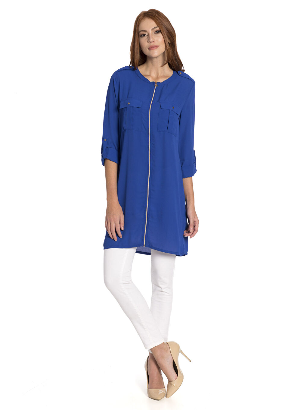 Woman BLUE Tunic-2