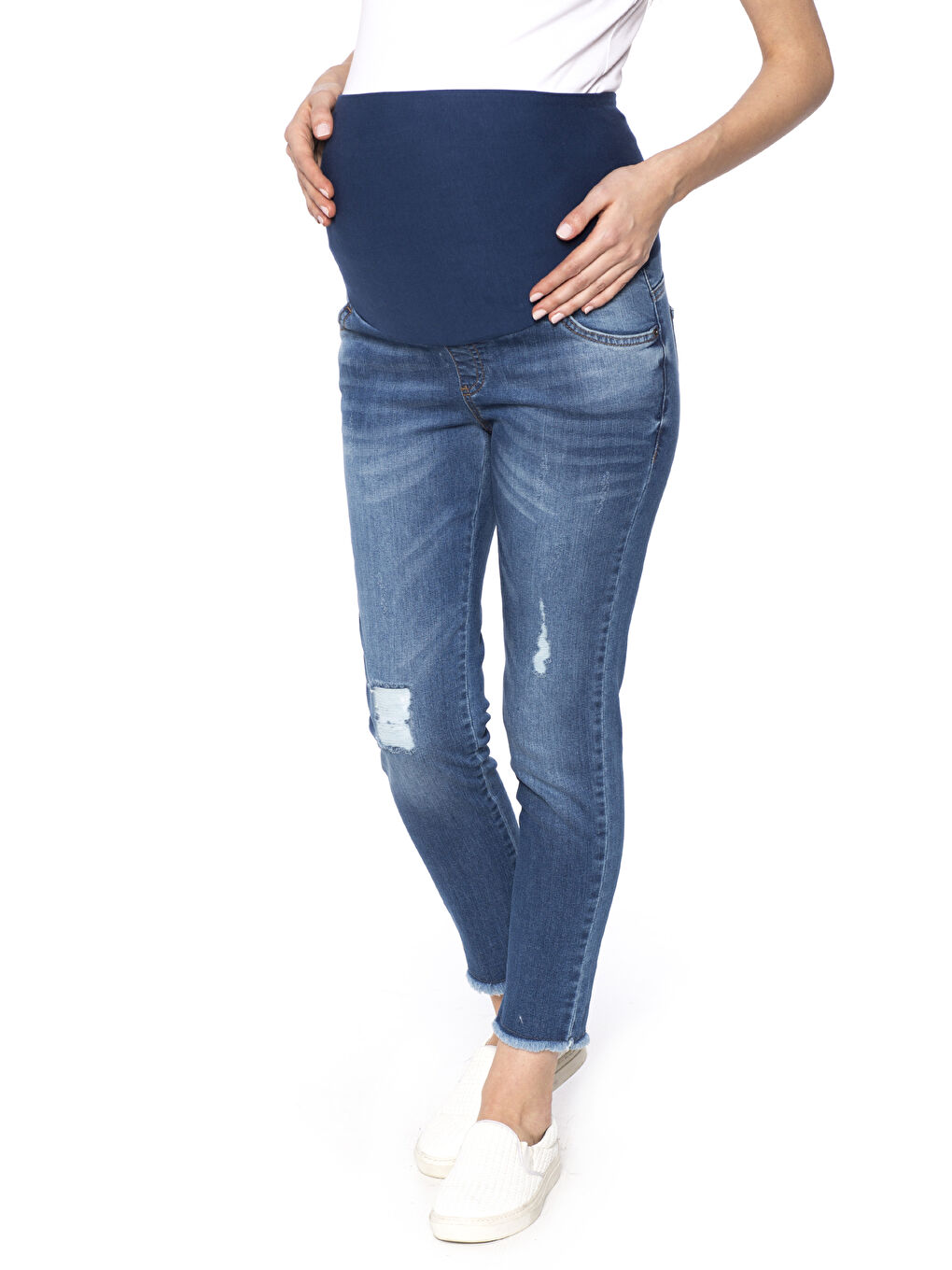 Orta İndigo Rodeo Jean Pantolon