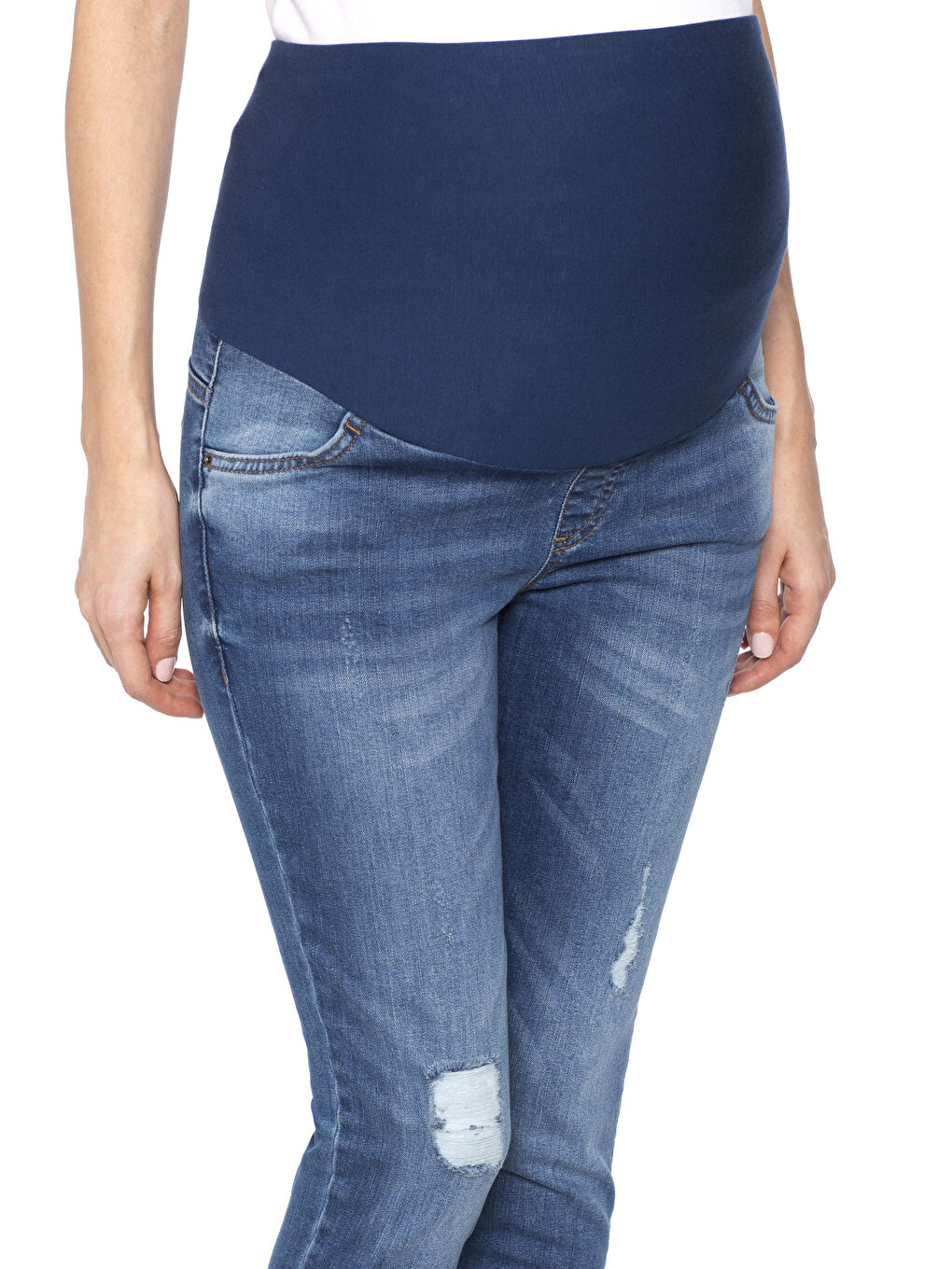 Orta İndigo Rodeo Jean Pantolon-3