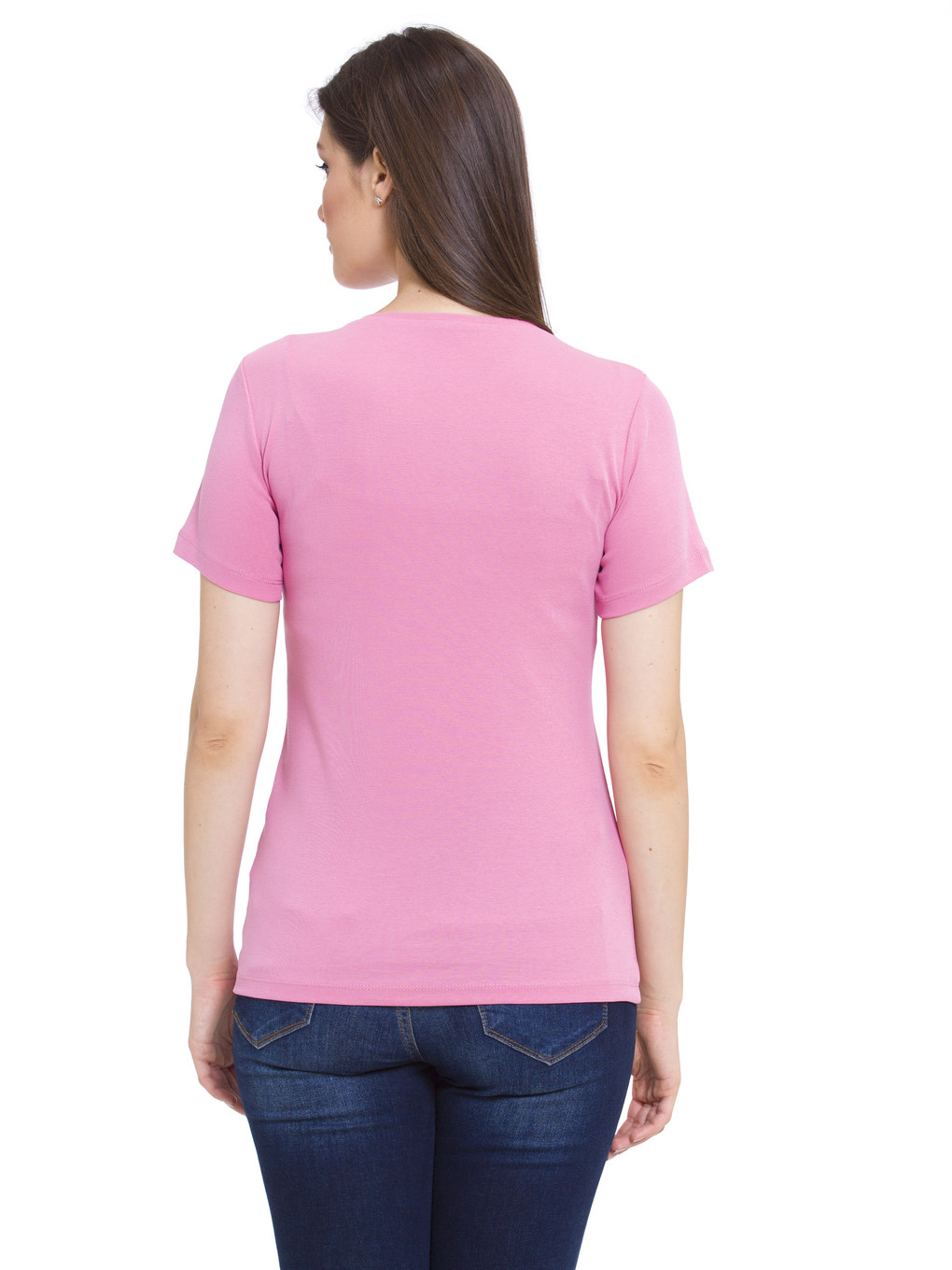 Orta Pembe Tişört-1