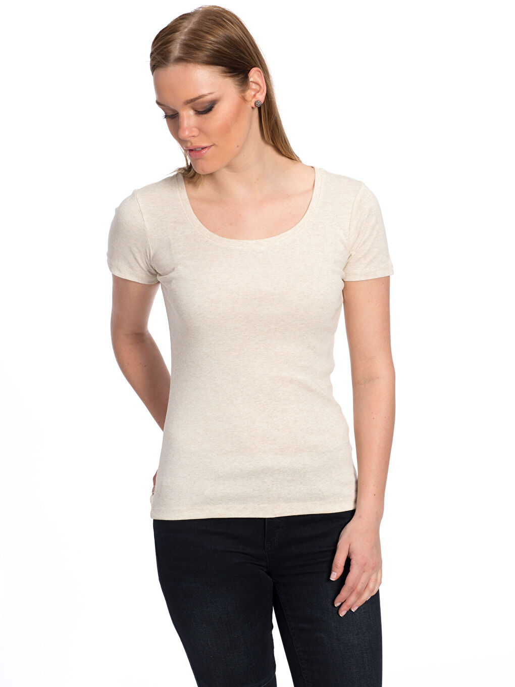 T-shirt BEIGE Femme