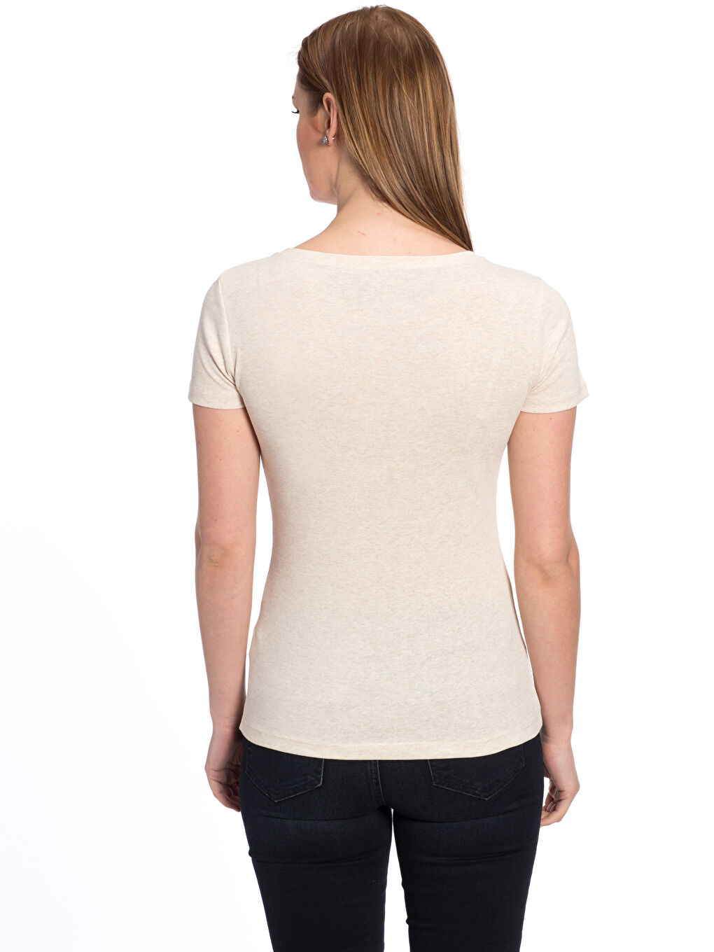 T-shirt BEIGE Femme-1