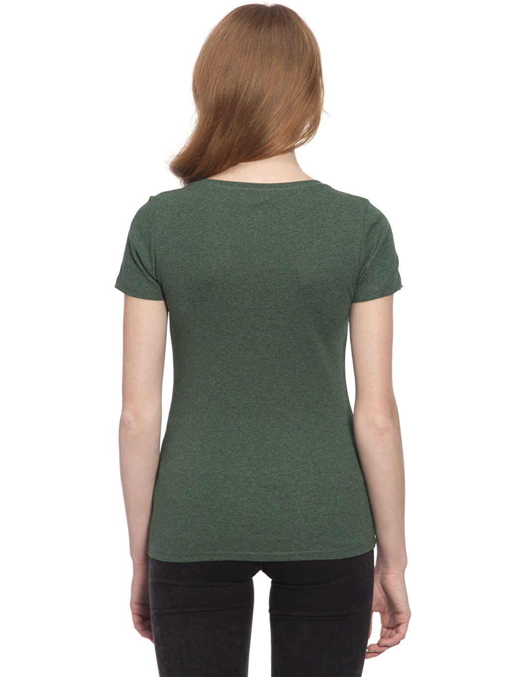 تي شيرت كاكي نساء-1