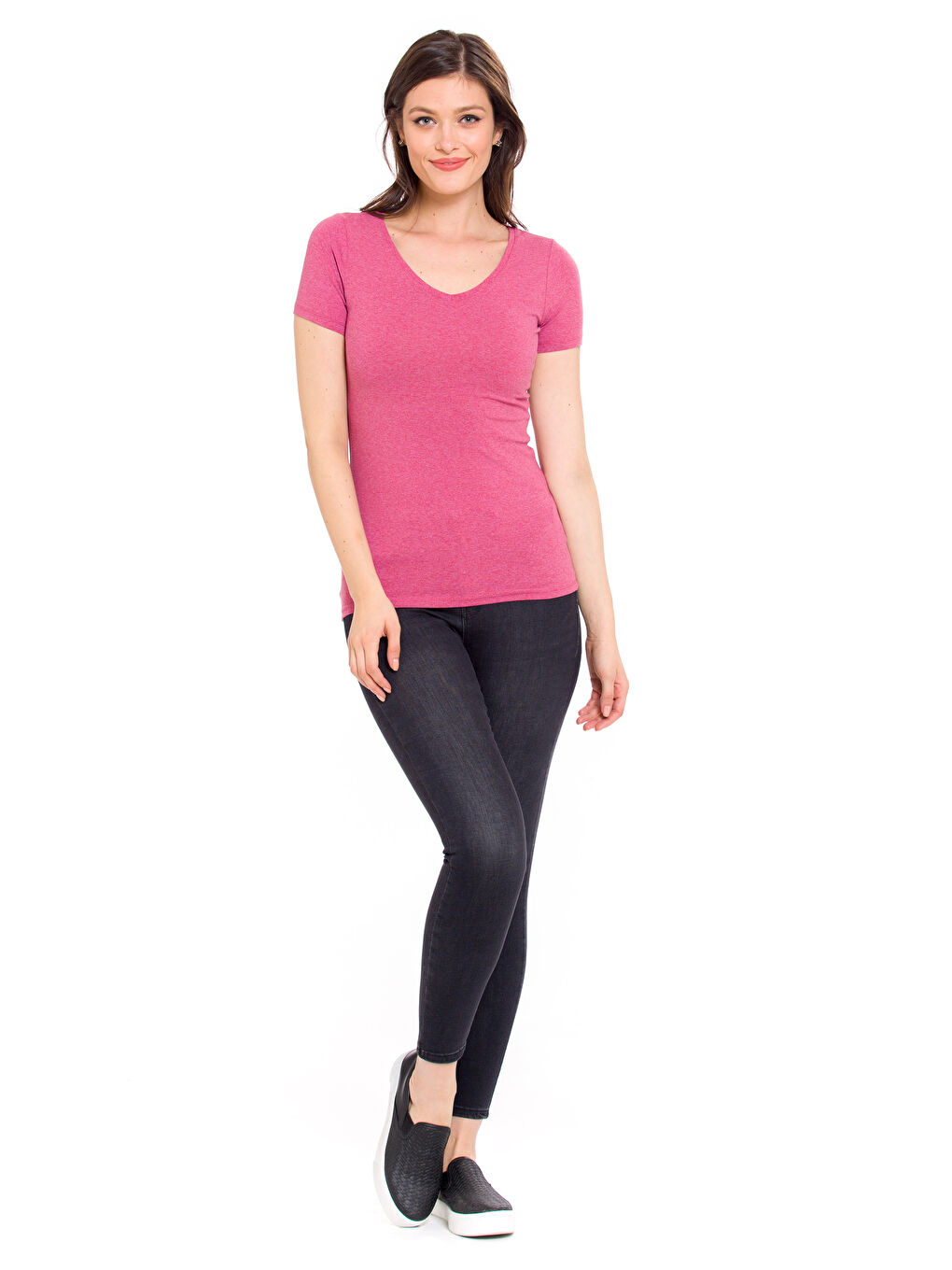 تي شيرت وردى نساء-2